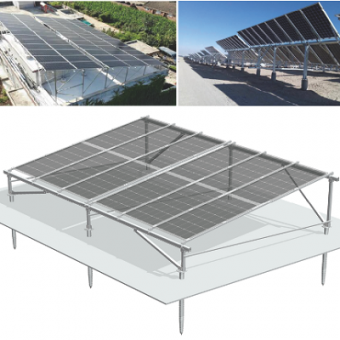 양면 전원 패널 태양 광 설치 시스템