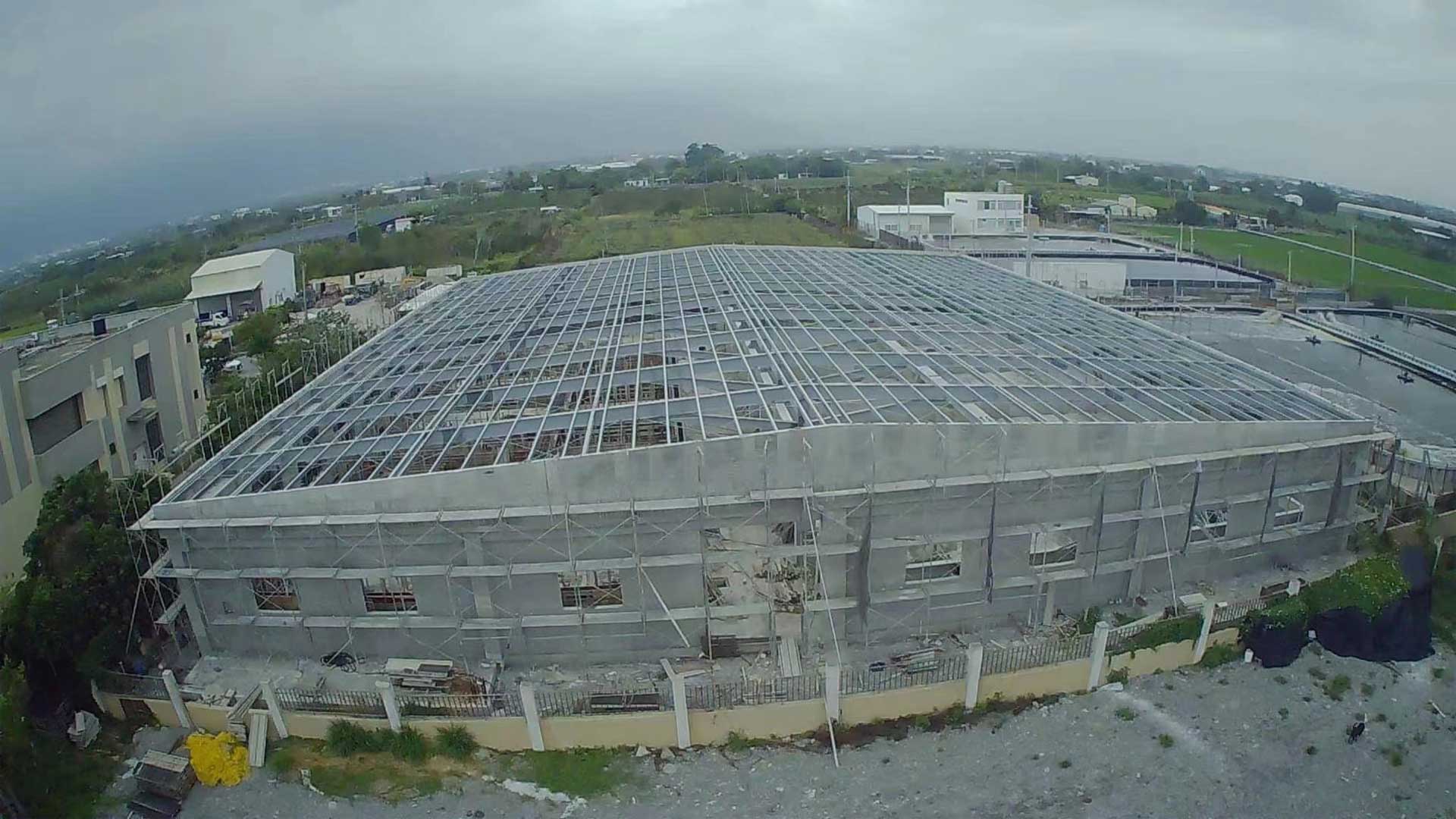 거대한 에너지의 실내 어업 전기 공생 태양광 프로젝트