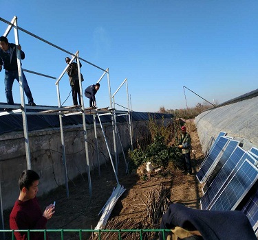 산동 태양 광 농업 온실 시범 프로젝트