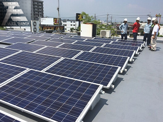 밸러스트 지붕 태양 설치 시스템